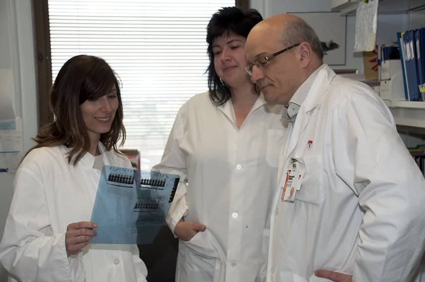 Dre Roxanne Larivière, Rébecca Gaudet and Dr Bernard Brais