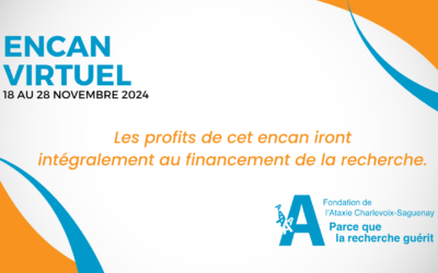 L’encan virtuel de la Fondation de l’Ataxie Charlevoix-Saguenay est officiellement lancé!